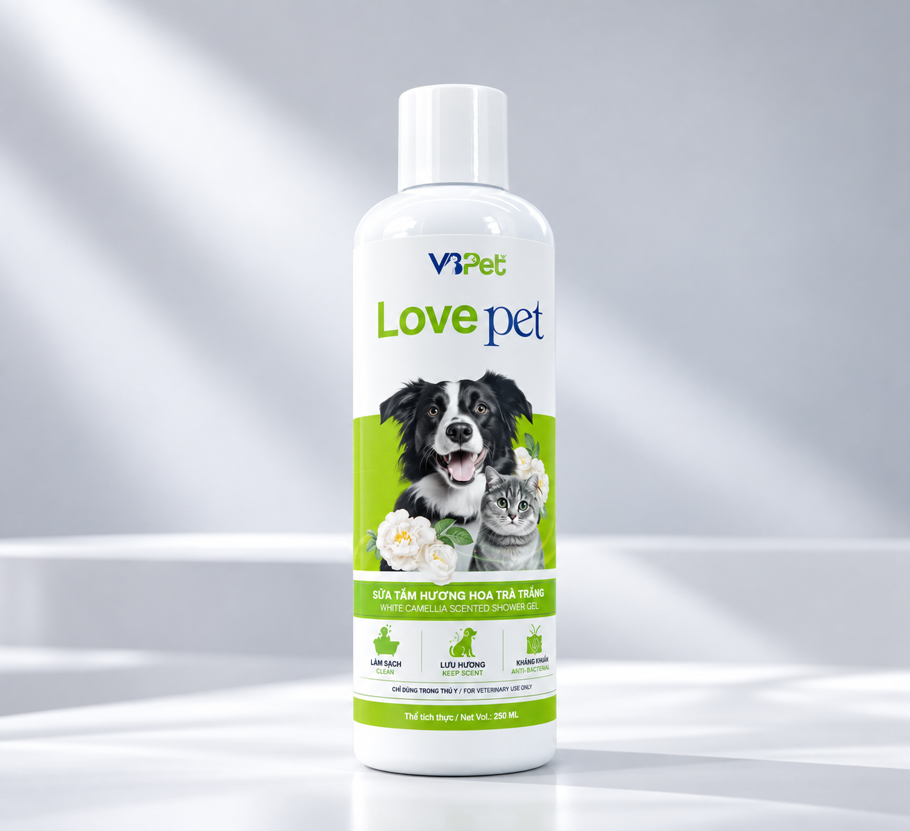 LOVE PET - Sữa tắm lưu hương trà trắng - 250 ML